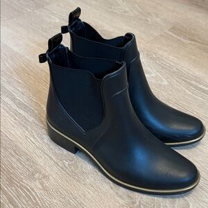 Kate Spade Black Waterproof Ankle Boots